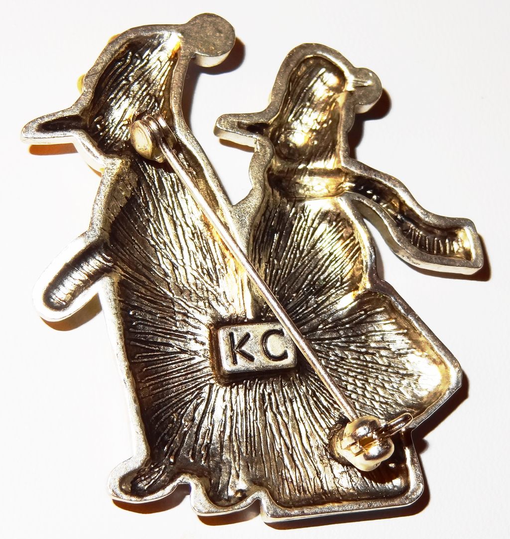 Vintage Antarctic Shoppers Pin Vintage Antarctic Shoppers Pin