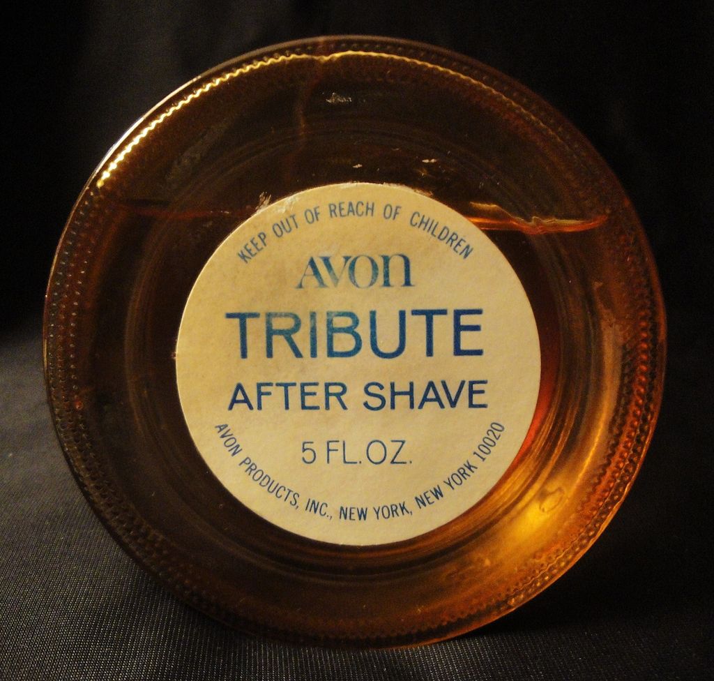 Vintage Signed Avon 1971 "Liberty Bell" ~ 5 Fl. Oz.Tribute After Shave in amber glass Vintage Signed Avon 1971 "Liberty Bell" ~ 5 Fl. Oz.Tribute After Shave in amber glass