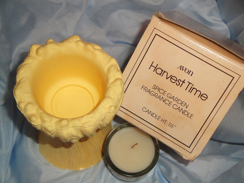 Vintage Signed Avon 1980 "Harvest Time Spice Garden Fragrance Candle" ~ Wheat Stalks ~ New ~ original box Vintage Signed Avon 1980 "Harvest Time Spice Garden Fragrance Candle" ~ Wheat Stalks ~ New ~ original box