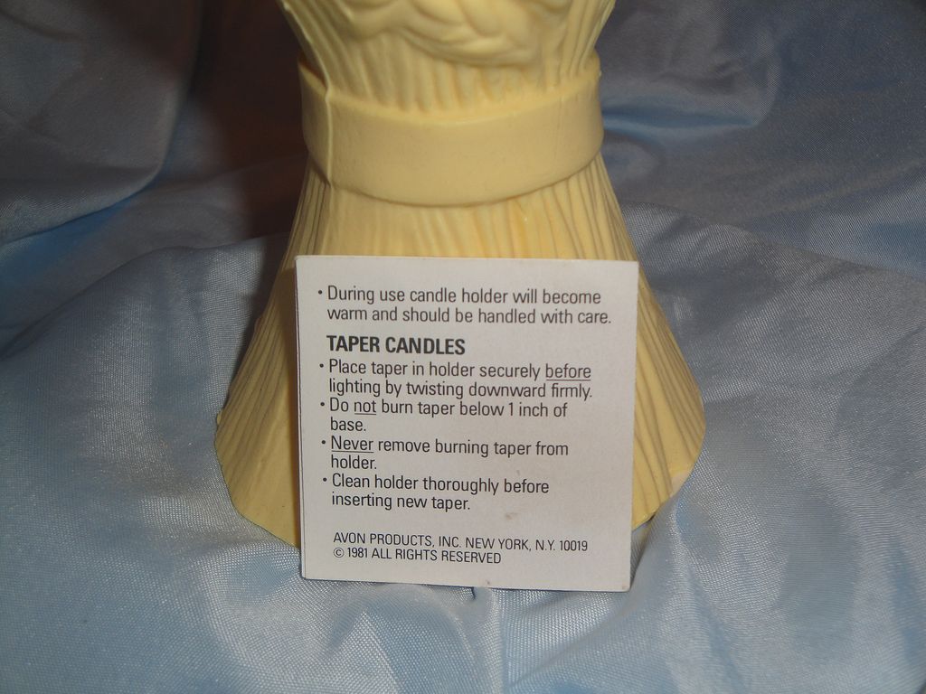Vintage Signed Avon 1980 "Harvest Time Spice Garden Fragrance Candle" ~ Wheat Stalks ~ New ~ original box Vintage Signed Avon 1980 "Harvest Time Spice Garden Fragrance Candle" ~ Wheat Stalks ~ New ~ original box