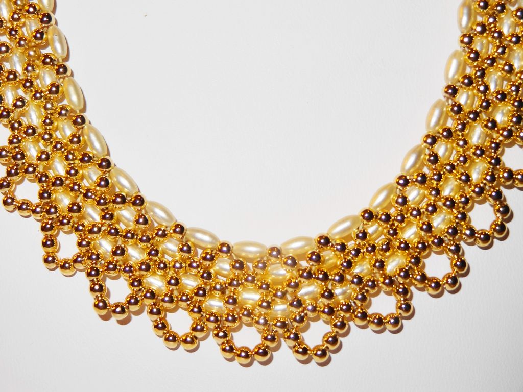 Vintage Convertible Mesh Style Bib Necklace ~ can wear front and bat Vintage Convertible Mesh Style Bib Necklace ~ can wear front and bat