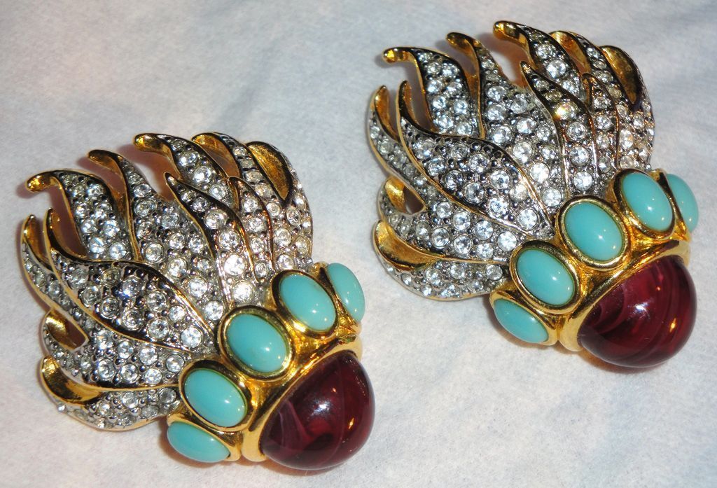 Avon Elizabeth Taylor's "Eternal Flame Collection" ~ pave crystals galore Avon Elizabeth Taylor's "Eternal Flame Collection" ~ pave crystals galore