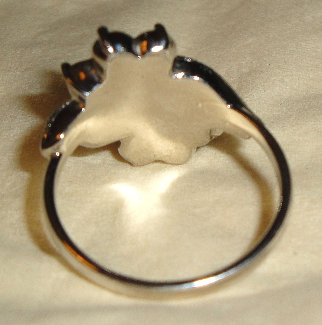 Signed Avon "Heirloom Riches" Ring ~ Size 8 ~ extremely rare marcasite and faux pearl design Signed Avon "Heirloom Riches" Ring ~ Size 8 ~ extremely rare marcasite and faux pearl design