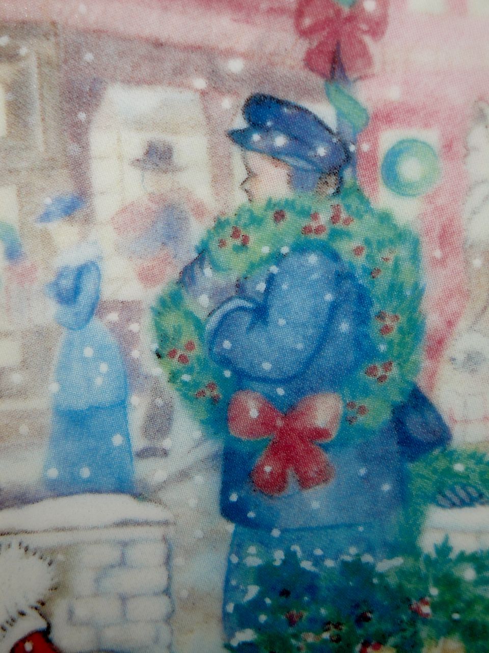 Vintage Signed Avon 1990 "Bringing Christmas Home" ~ family enjoying picking the Christmas tree to take home Vintage Signed Avon 1990 "Bringing Christmas Home" ~ family enjoying picking the Christmas tree to take home