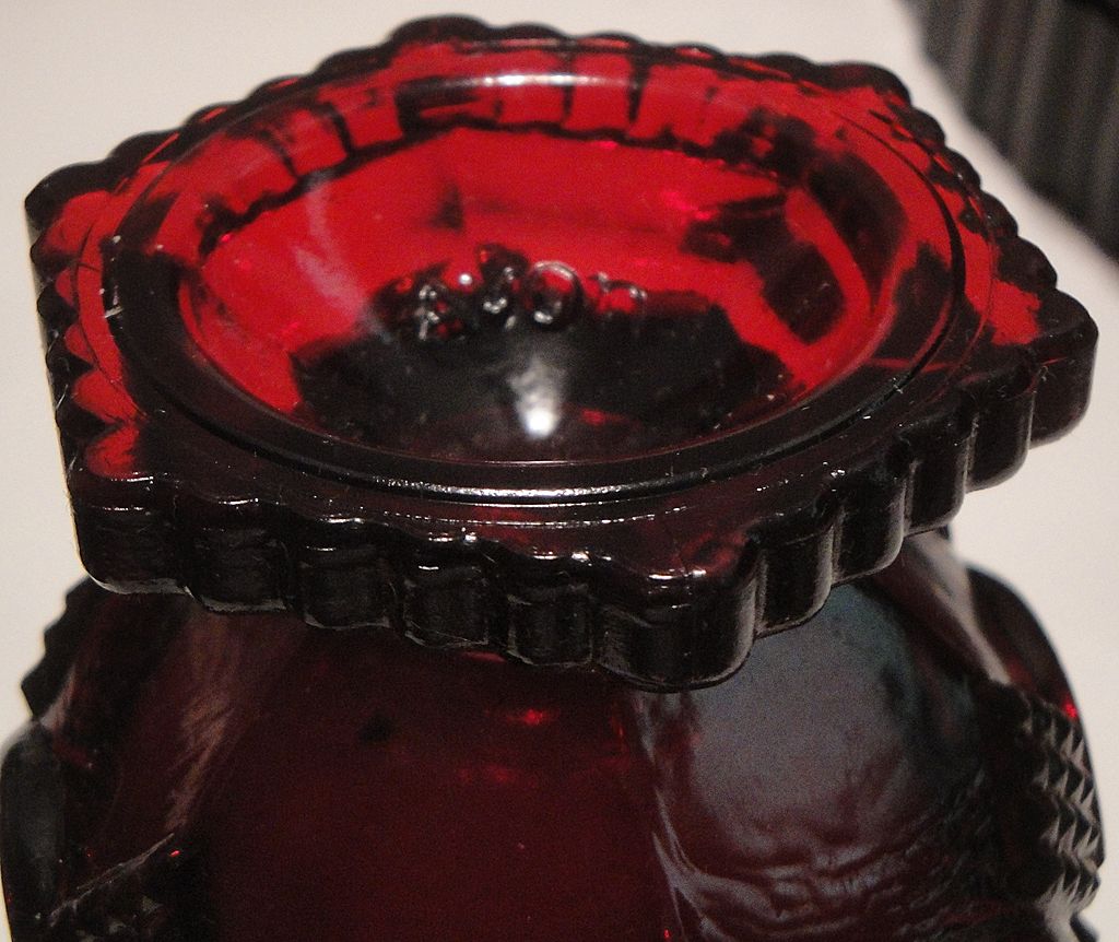 Vintage Avon 1981-84 "1876 Cape Cod Deep Ruby Red Glass" Creamer Vintage Avon 1981-84 "1876 Cape Cod Deep Ruby Red Glass" Creamer