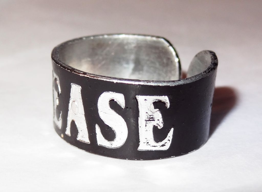 Vintage "TEASE" Adjustable Ring whether for fun or gag gift Vintage "TEASE" Adjustable Ring whether for fun or gag gift