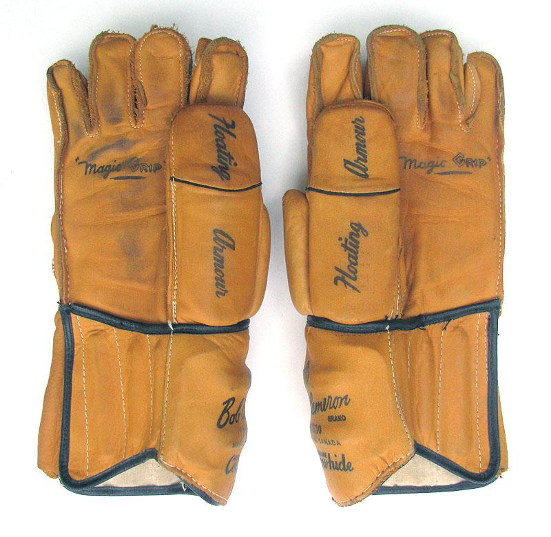 Vintage Leather Hockey Gloves Cooper Weeks Bob Cameron Model Hg30 As