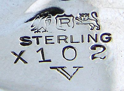 American Sterling Silver Leaf Bowl Reed & Barton 1942 American Sterling Silver Leaf Bowl Reed & Barton 1942