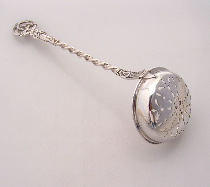 Celtic Dragon Pierced Ladle Danish 830 Silver A Fleron Copenhagen 1898 Celtic Dragon Pierced Ladle Danish 830 Silver A Fleron Copenhagen 1898