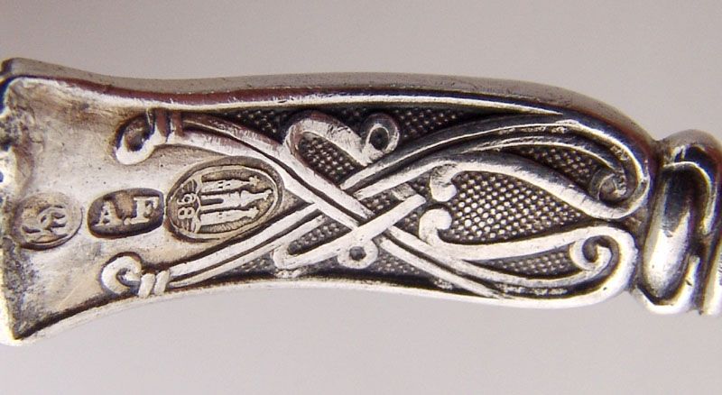 Celtic Dragon Pierced Ladle Danish 830 Silver A Fleron Copenhagen 1898 Celtic Dragon Pierced Ladle Danish 830 Silver A Fleron Copenhagen 1898