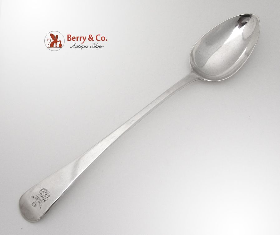 Georgian Stuffing Spoon Sterling Silver London 1808 Georgian Stuffing Spoon Sterling Silver London 1808