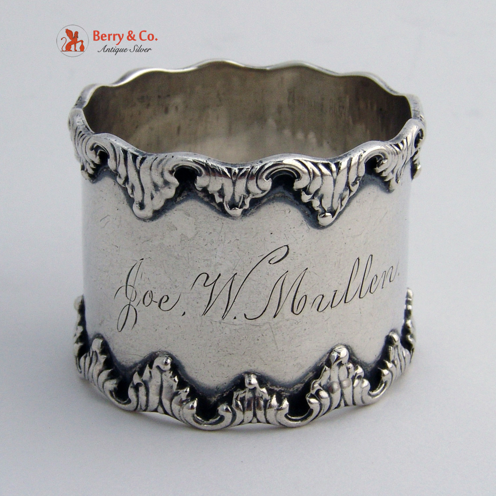 American Sterling Silver Napkin Ring Towle 1890