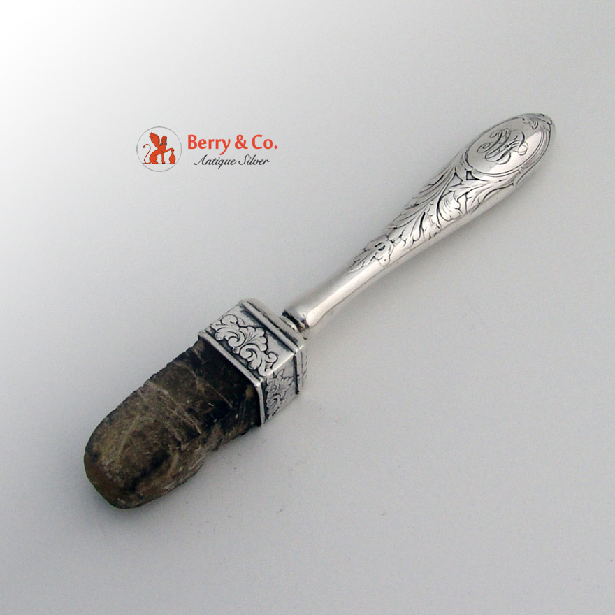 Antique Needle Sharpener Sterling Silver Gorham Silversmiths 1890 from