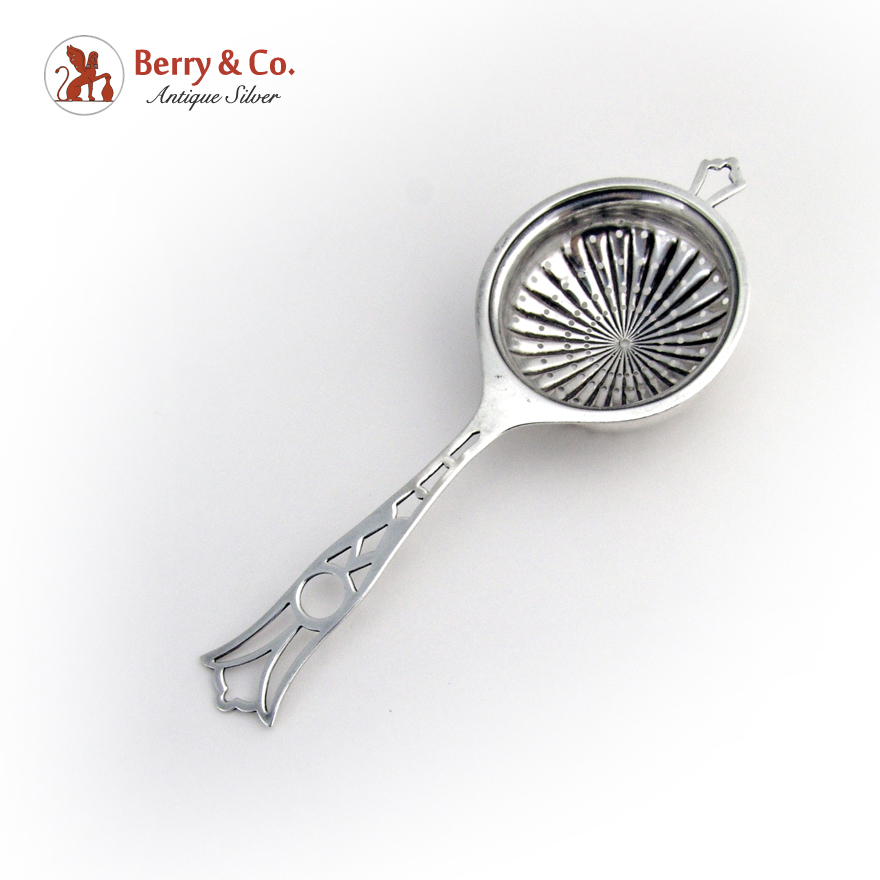 Tea Strainer Sterling Silver ster from on Ruby Lane