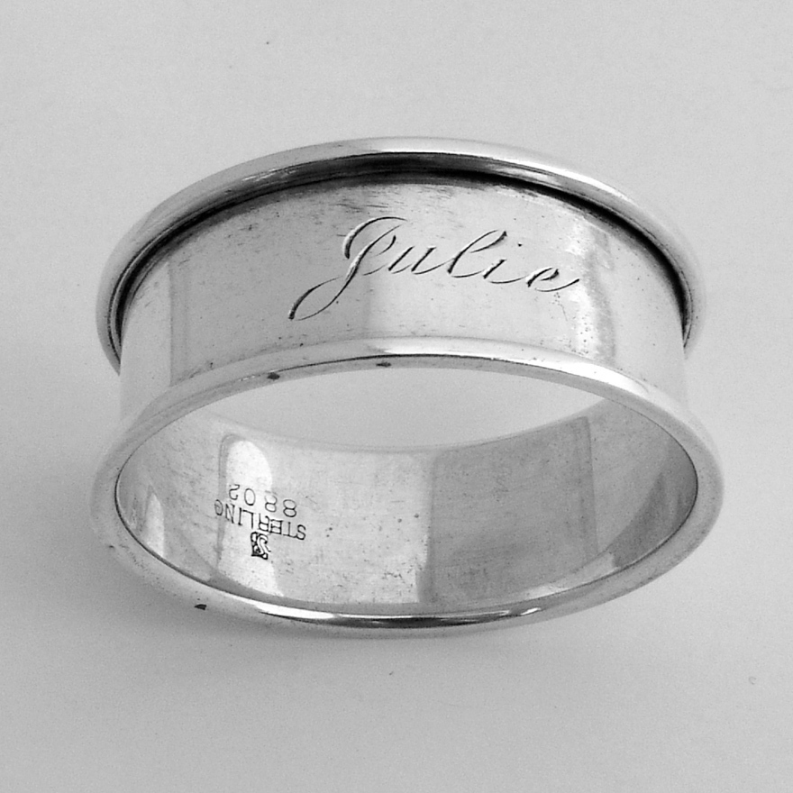 Napkin Ring Sterling Silver Towle 1960