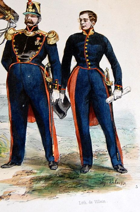 French Military Lithograph Corps Royal Du Genie French Military Lithograph Corps Royal Du Genie