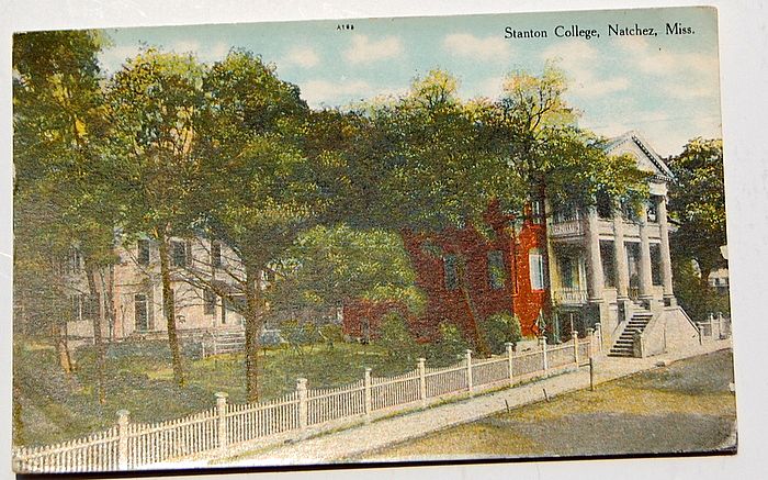 Stanton College Natchez Mississippi Post Card Stanton College Natchez Mississippi Post Card