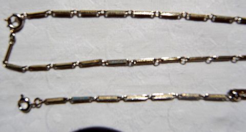 Victorian Two Tone Metal Sautoir Muff Lorgnette Guard Chain Watch Chain Victorian Two Tone Metal Sautoir Muff Lorgnette Guard Chain Watch Chain