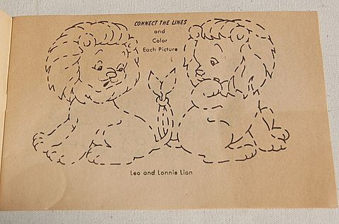 1953 Children's "Correct The Lines" Book 1953 Children's "Correct The Lines" Book