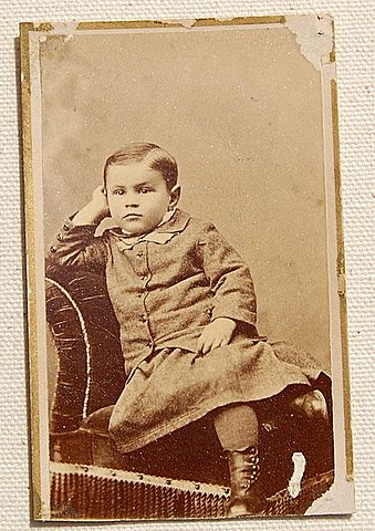 Vintage Cabinet Photo Card Handsome Young Boy Vintage Cabinet Photo Card Handsome Young Boy