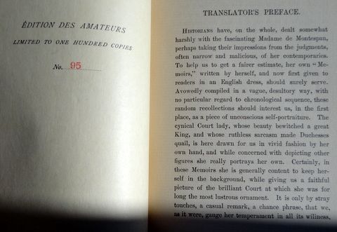 Secret Memoirs Of Madame La Marquise de Montespan Volumes I & II Secret Memoirs Of Madame La Marquise de Montespan Volumes I & II