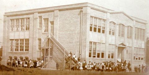 1915 Kinder Louisiana School Building Postcard 1915 Kinder Louisiana School Building Postcard