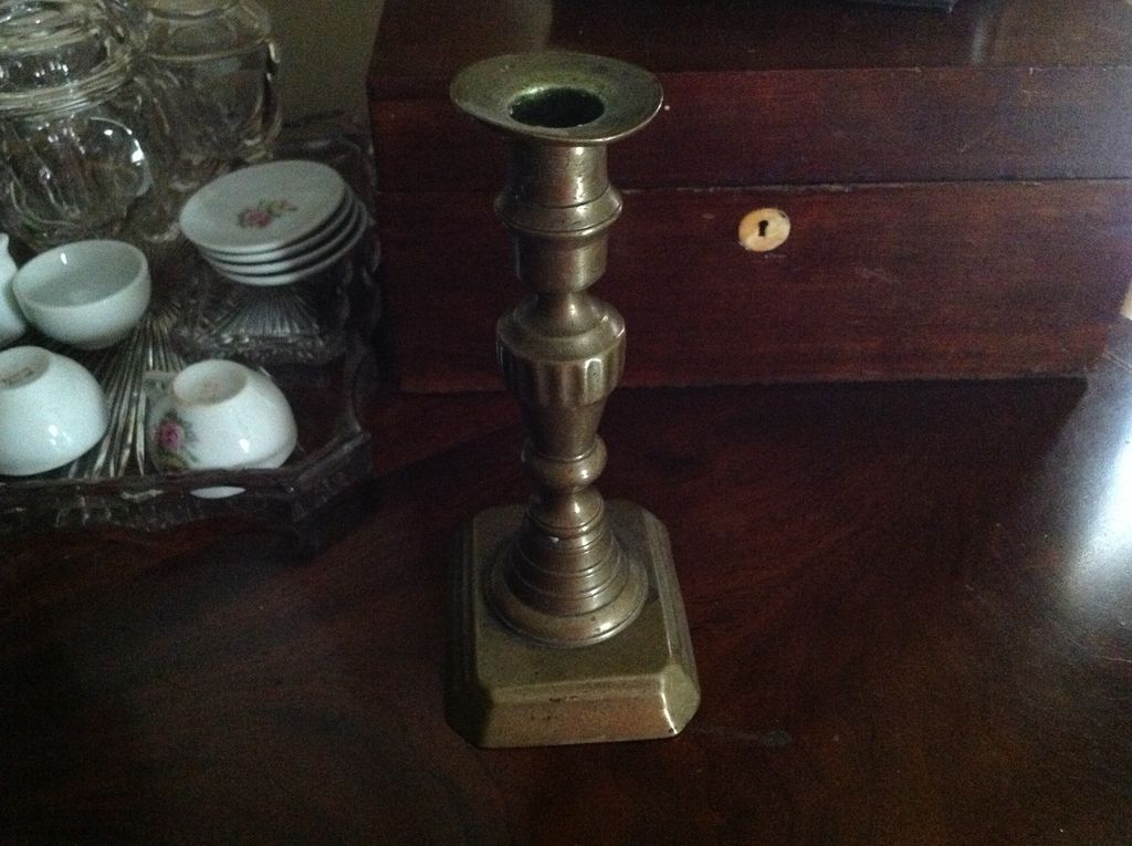Vintage English Brass Candlestick Vintage English Brass Candlestick