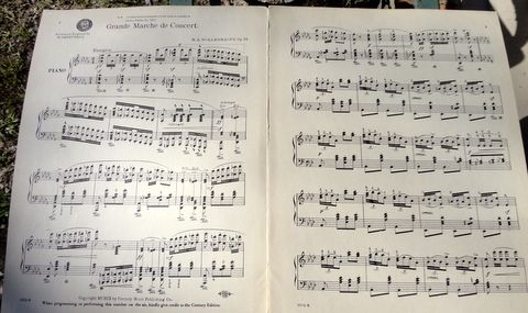 1909 Sheet Music Grande Marche De Concert 1909 Sheet Music Grande Marche De Concert
