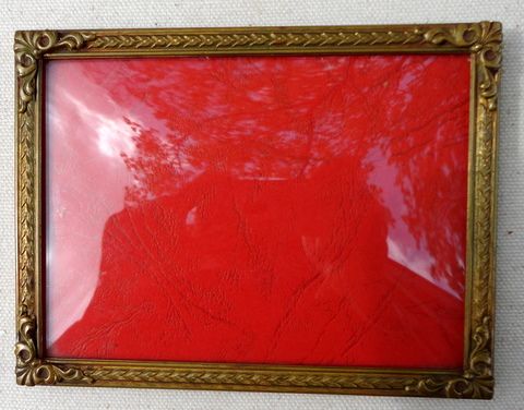 Art Deco Brass Two Way Photo Frame Convex Glass Art Deco Brass Two Way Photo Frame Convex Glass