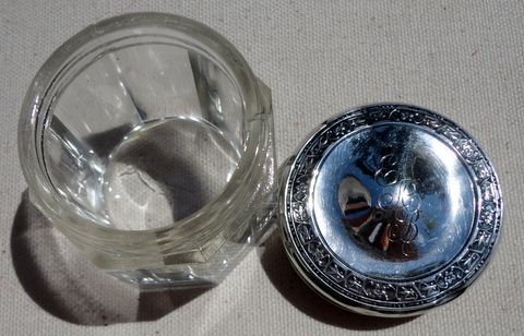 Webster Sterling Silver Dresser Jar Webster Sterling Silver Dresser Jar