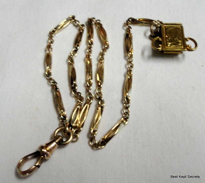 Victorian Gold Filled Pocket Watch Chain Victorian Gold Filled Pocket Watch Chain