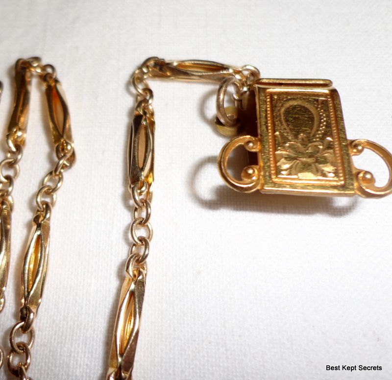 Victorian Gold Filled Pocket Watch Chain Victorian Gold Filled Pocket Watch Chain