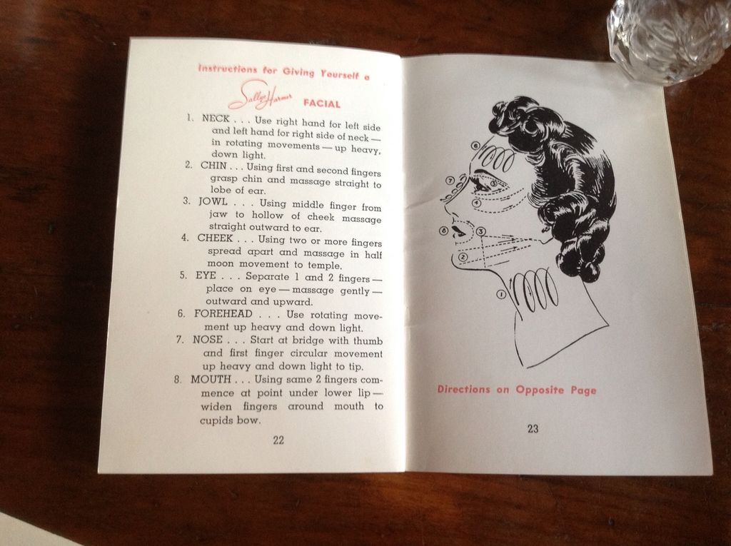 1940's Sallye Harmer Individualized Cosmetics Booklet 1940's Sallye Harmer Individualized Cosmetics Booklet