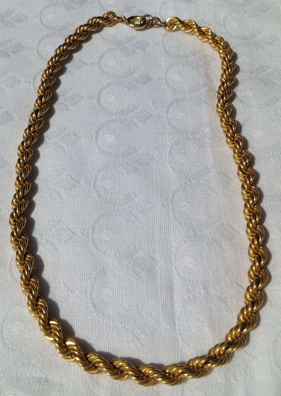 Vintage Gold Filled Twisted Link Necklace Vintage Gold Filled Twisted Link Necklace