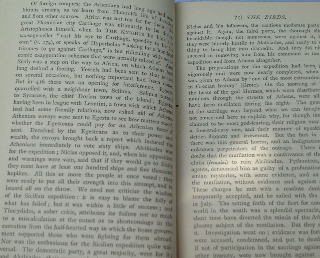 1879 The Birds Of Aristophanes By W. C. Green 1879 The Birds Of Aristophanes By W. C. Green