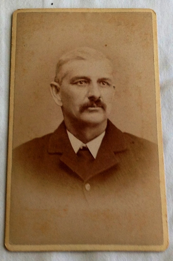 Vintage Cabinet Card Gentleman With Mustache Vintage Cabinet Card Gentleman With Mustache