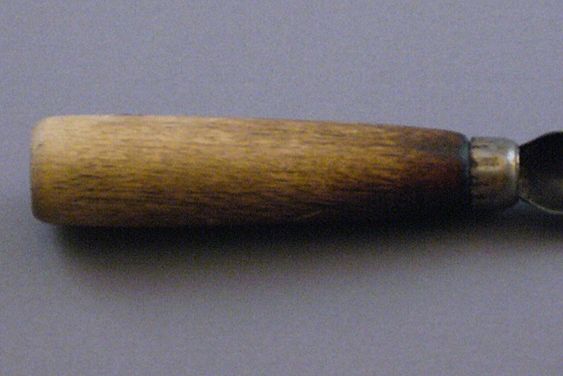 Wood Handled Vintage Fork and Vegetable Peeler Wood Handled Vintage Fork and Vegetable Peeler