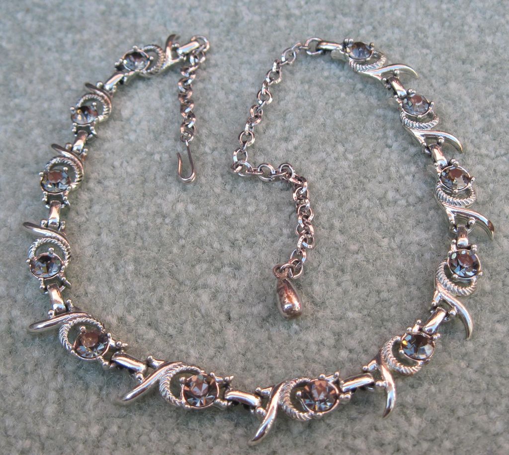 Sarah Coventry Black Diamond Necklace Sarah Coventry Black Diamond Necklace