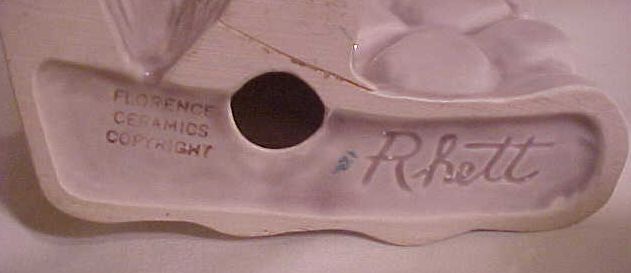 Florence Ceramics Figurine Rhett Butler Florence Ceramics Figurine Rhett Butler