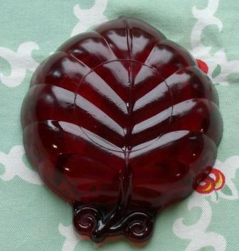 Fire King: Ruby Ash Tray Fire King: Ruby Ash Tray