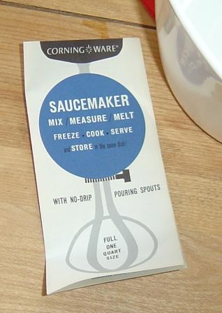 Corning: Blue Cornflower Saucemaker P 55 - MIB Corning: Blue Cornflower Saucemaker P 55 - MIB