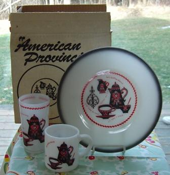 Federal / Hazel Atlas: American Provincial Place Setting - MIB Federal / Hazel Atlas: American Provincial Place Setting - MIB