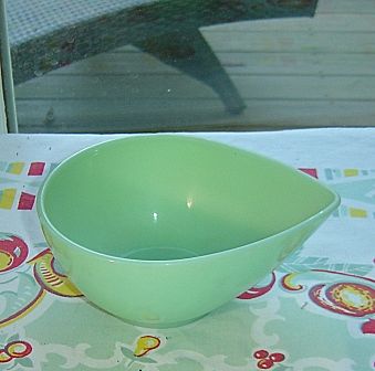 Fire King: Jadite Swedish Modern Bowl Fire King: Jadite Swedish Modern Bowl
