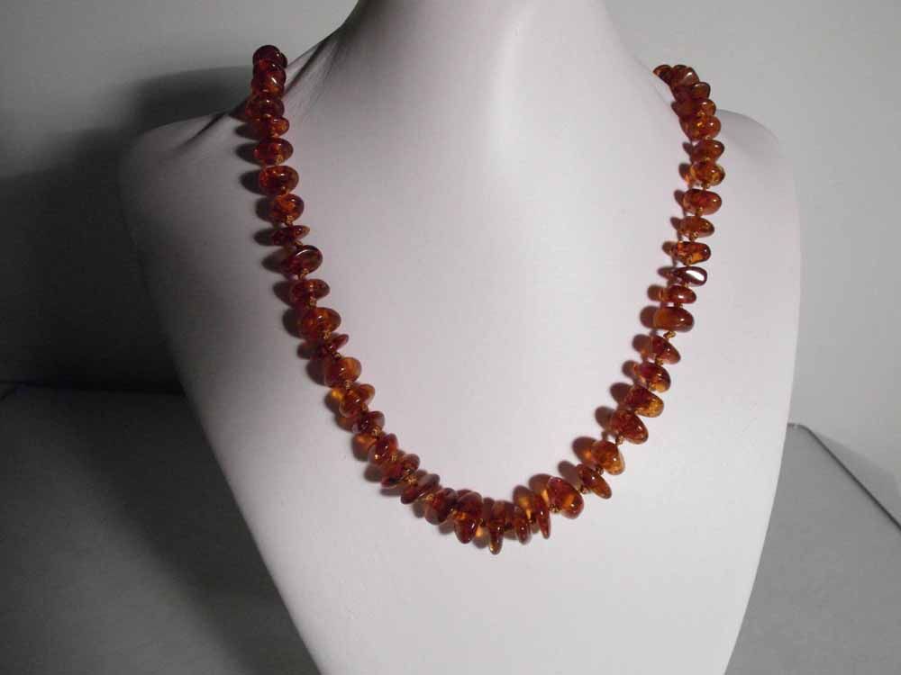 Art Deco Period Genuine Amber Necklace Art Deco Period Genuine Amber Necklace