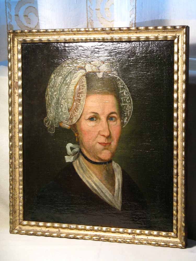 Portrait Noble Lady Excellent Late 18th or Early 19th Century Portrait Noble Lady Excellent Late 18th or Early 19th Century
