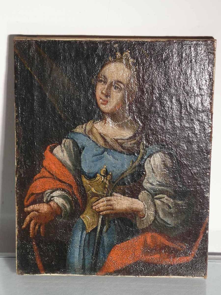 Saint Barbara – Old French Master about 1700/1750 Saint Barbara – Old French Master about 1700/1750
