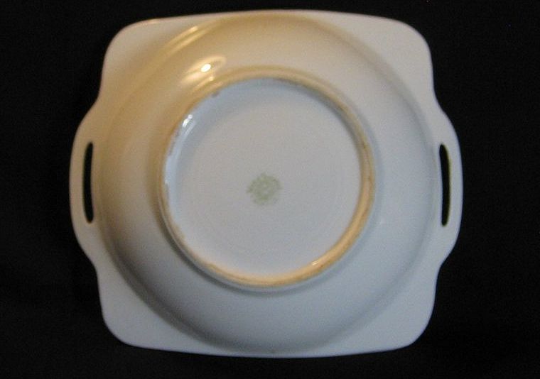 Vintage Handpainted Signed Nippon Porcelain Bisque Bowl Vintage Handpainted Signed Nippon Porcelain Bisque Bowl