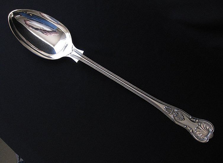 Vintage Signed EPNS Sheffield Silver Stuffing or Basting Spoon from blomstromantiques on Ruby Lane