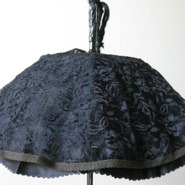 Vintage Parasol with Lace Canopy Vintage Parasol with Lace Canopy