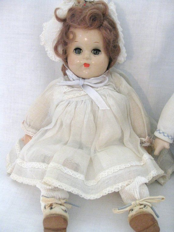 Vintage Madame Alexander Butch & Bitsy Composition Dolls Vintage Madame Alexander Butch & Bitsy Composition Dolls